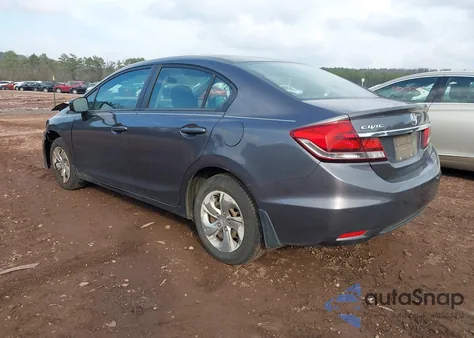 2015 Honda Civic Lx из США, поврежденный, VIN 19XFB2F5XFE056384